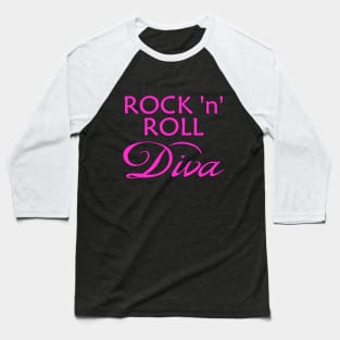 Rock 'n' Roll Diva Baseball T-Shirt